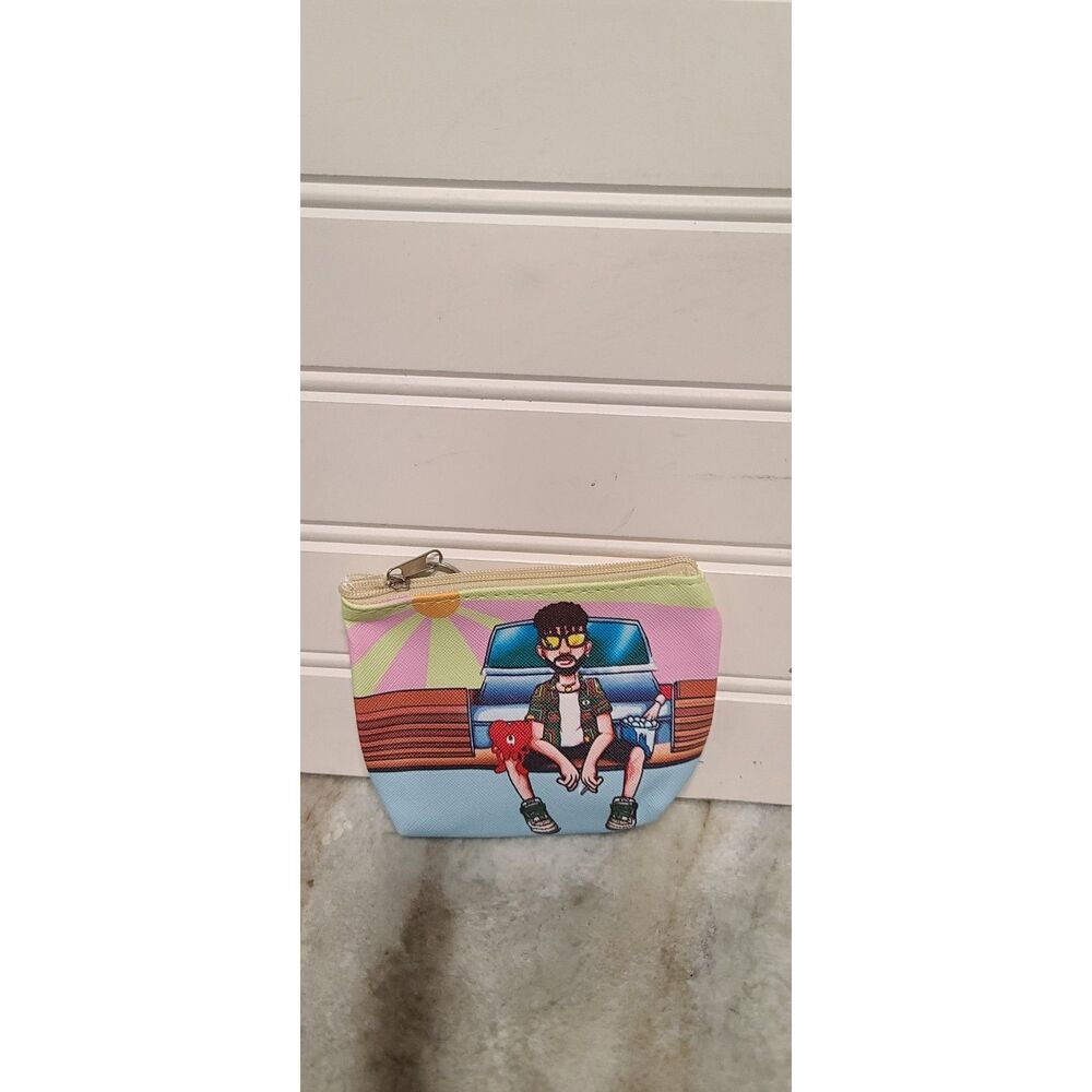 Bad Bunny Keychain Coin Pouches Lot of 6 Different Ones NEW